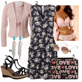 Outfity do kanceláře Sexy s Růžová Podprsenka Balconette/Krajkový set spodního prádla/Podprsenka s kosticemi/Push-Up Podprsenka/Podprsenka Bez Kostic/Měkká podprsenka/Zmenšující Podprsenek/Krajková podprsenka/Podprsenka push-up bez ramínek S.Oliver "Příležitostný kancelářský vzhled"Look: Babydoll, Burleska, Krásný, Romantický, Sexy