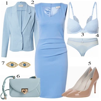 Outfit s Šedá Bota Na Podpatku Buffalo "Příležitostný kancelářský vzhled"