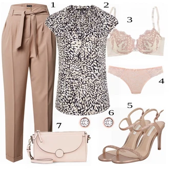 Outfit s Kalhotky Lascana "Příležitostný Business Look"