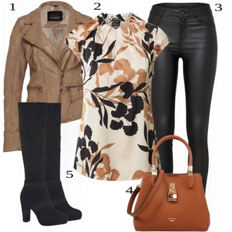 Outfit s Hnědá/Béžová/Šedá/Khaki Vintage Bund/Přechodné Bundy/Letní Bund/Kožené Bund/Motorkářská bunda/Kožená vintage bunda/Neobvyklá bunda/Motorkářské Bund Oakwood "Příležitostný oděv do práce"