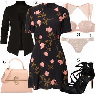 Outfit s Bota Na Podpatku Buffalo "Příležitostný Business Look"