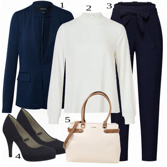 Dlouhé Outfit s Šedá Halenka/Halenka Móda Pro Plnoštíhlou Vila "Příležitostný Business Look"
