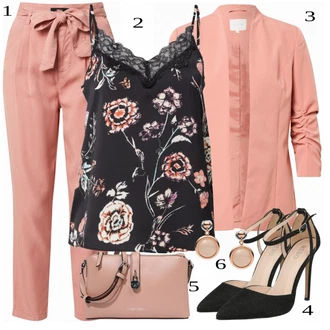 outfit mit Bež VERO MODA "Tvoj cool outfit"