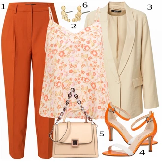 outfit mit Roza/Bež/Modra Women's Boleros and Ponchos Gina Tricot "Tvoj cool outfit"