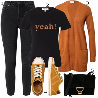 Outfit s Teniska Mustang "Jarní stylový Outfit"