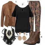 Outfity s kalhotami velkých velikostí image