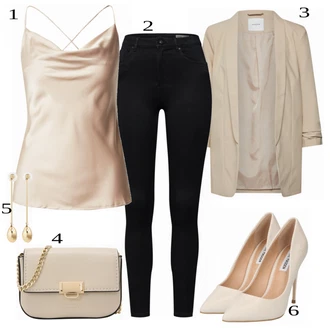 outfit mit Črna Kavbojke VERO MODA "Tvoj cool outfit"