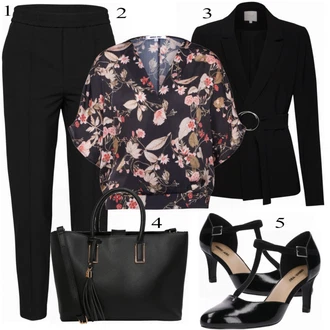 Outfit s Bota Na Podpatku About You "Stylový"