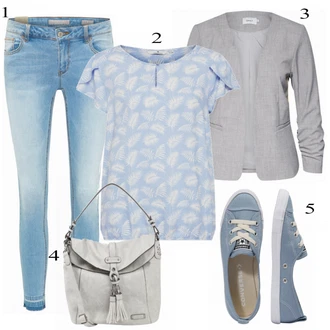 Outfit s Šedá Teniska Converse "Stylový"