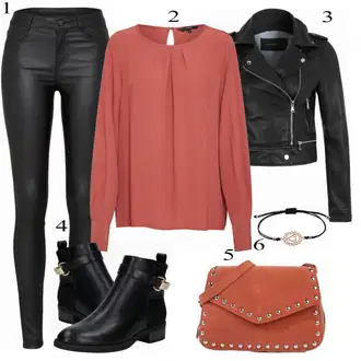Outfit s Černá/Šedá Kožené Bund/Vosková Bunda/Bunda z Umělé Kůže/Kožená Bomber Bund/Kožená vintage bunda/Motorkářské Bund/Bunda s Bočním Zipem Oakwood "Stylový"