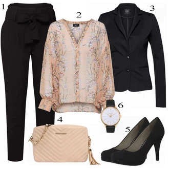 Outfit s Bota Na Podpatku Tamaris "Stylový"