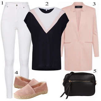 Outfit s Béžová Nízká bota na podpatku/Espadrilka na Podpatku Espadrij L´originale "Stylový"