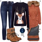 Kombinace Hn?dých Nepromokavých Bund image