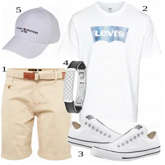 Poletne Outfiti mit Siva Superga Converse "Priložnostna oblačila"