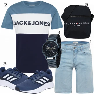 outfit mit Modra Superga Adidas Performance "Priložnostna oblačila"