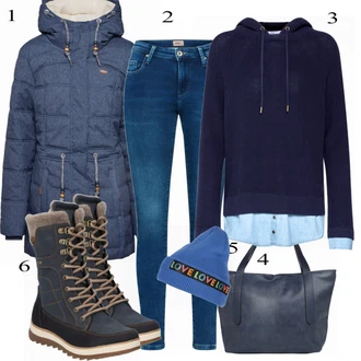Outfit "Superdry bunda"