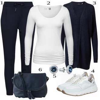 Outfit s Šedá Teniska ps poelman "Super pro volný čas"