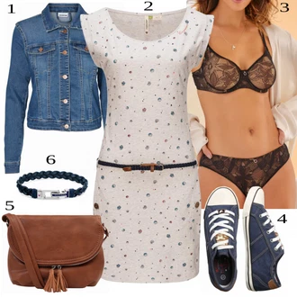 outfit mit Turkizna Denim Jakna Noisy may "Tvoj cool outfit"