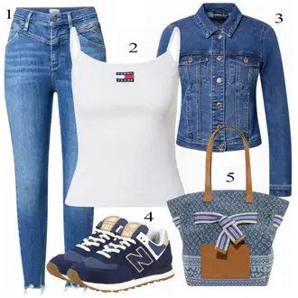 Outfit sa Crna Tenisica New Balance "Tvoj otmjeni outfit"