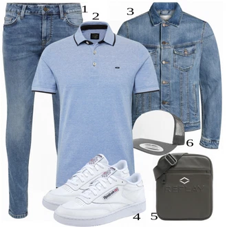 outfit mit Superga Reebok Classic "Priložnostna oblačila"