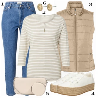 outfit mit Zelena Superga TOMS "1"