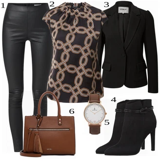 Outfit s Modrá Comma "Super hezký Outfit pro kancelář"