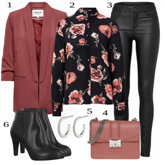 Outfit sa Plava Salonka & Visoki Pet MARCO TOZZI "Super lijep kostim za ured"