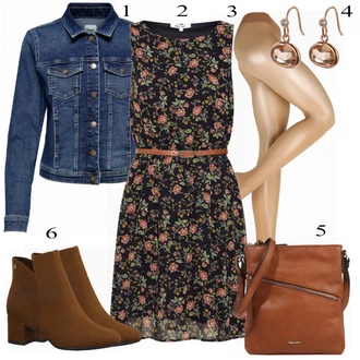 Outfit s Modrá/Tmavě modrá/Světle modrá Vintage Bund/Krátké Džínové Bundičky/Džínové Bund Only "Super pro volný čas"