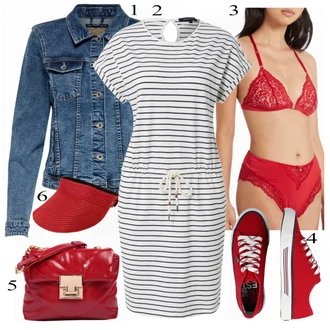 outfit mit Modra/Turkizna Denim Jakna Only "Super za prosti čas"