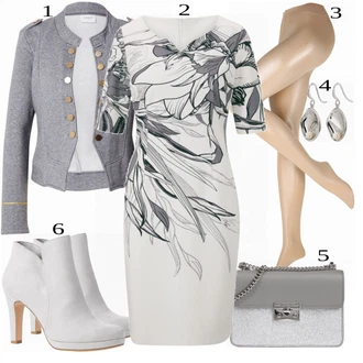 Outfit sa Siva Čizmica Tamaris "Odličan izgled za proljeće"