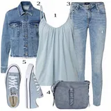 Outfity s modrými dlouhými/maxi zimními kabáty image