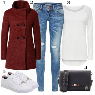 outfit mit Siva Superga Tommy Hilfiger "Odličen videz za prosti čas"