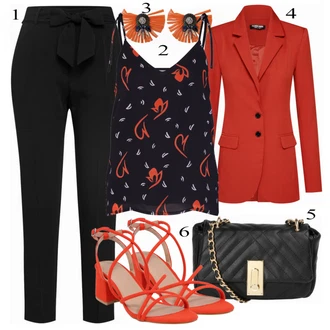 Outfit s Sandály New Look "Top DelanaGZ"