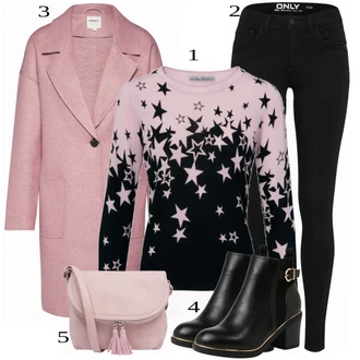 Outfity na zimu s Pletený Oděv Heine "Trendy Zimní Vzhled"
