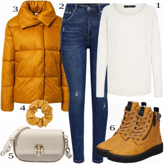 Zimske Outfiti mit Bela Pletenina VERO MODA "1"