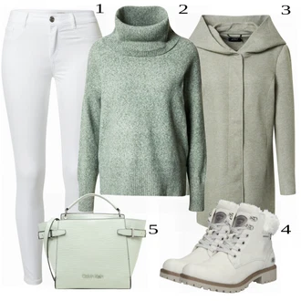 Outfit sa Siva Čizmica Dockers by Gerli "Trendy Fall Outfit"