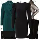 Outfiti s crnim haljinama image