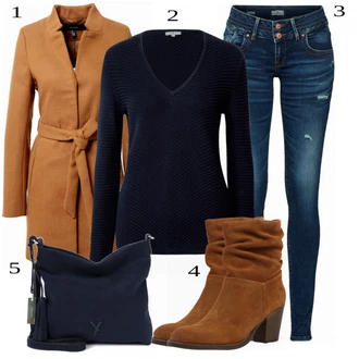 Podzim Outfit s Modrá/Tmavě modrá Kožená bunda/Kožené Boty/Kožená Pánská Bund/Push up Džín/Zimní bunda/Džíny s Nízkým Sedem/Džín s Nízkým Pasem/Džíny s Rozparkem/Slim Fit Džíny/Termální Džíny LTB "In Trendy Podzimní Outfit"