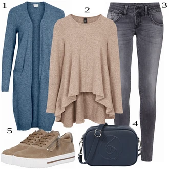 outfit mit Rjava Superga Gabor "Tvoj cool outfit"