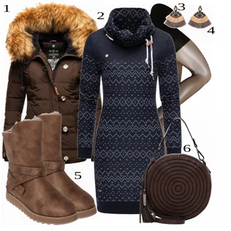 outfit mit Zelena/Rdeča Škorenj Skechers "1"