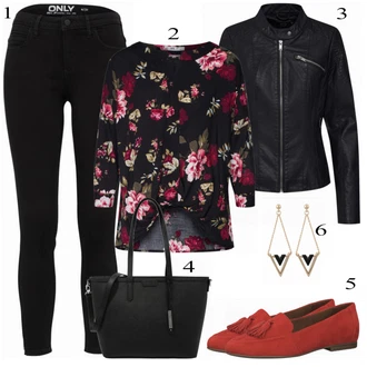 Outfit s Modrá Hailys "Trendy"