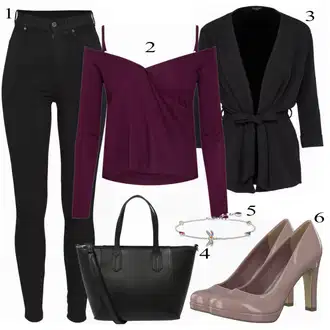S páskem Outfit s Černá/Tmavě modrá/Tmavě šedá Kožená bunda pro muže/Oversize Sako/Blůzové Sako/Pletený Sako/Blejzrové Bund/Dlouhý Sako/Elegantní Sako/Kožená bunda/Boyfriend Sako/Kožená Pánská Bund/Krátké Sako/Teplákový blejzr Sisters Point "Trendy"