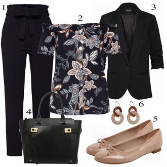 3/4 Rukáv Outfit s Černá Smokingové sako/Krátké Sako/Elegantní Sako/Blejzrové Bund/Kožená bunda pro muže/Oversize Sako/Kožená Pánská Bund/Dlouhý Sako/Boyfriend Sako Mbym "Trendy"
