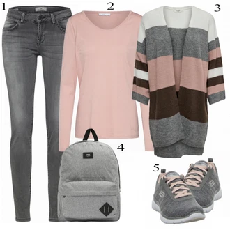 Skinny Outfit s Móda Pro Plnoštíhlou/Dlouhá tylová sukně/Zvonové Džíny/Dlouhý Zimní Kabát/Dlouhé Šaty LTB "Trendy"