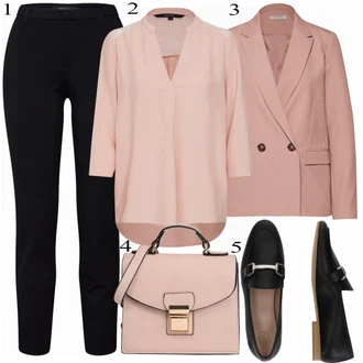 Outfit s Černá 7/8 Kalhoty Only "Trendy"