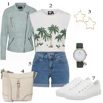 Ležérní outfity s Tmavě modrá/Modrá/Světle modrá Džíny Culottes/Navlékací džíny/Mom Jean Noisy may "Trendy"