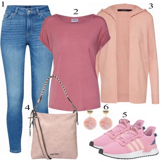 Outfit s Béžová Teniska Adidas Originals "Trendy"