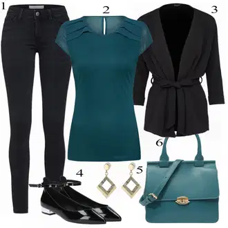 S páskem Outfit s Černá/Tmavě modrá/Tmavě šedá Kožená bunda pro muže/Oversize Sako/Blůzové Sako/Pletený Sako/Blejzrové Bund/Dlouhý Sako/Elegantní Sako/Kožená bunda/Boyfriend Sako/Kožená Pánská Bund/Krátké Sako/Teplákový blejzr Sisters Point "Trendy Vzhled"