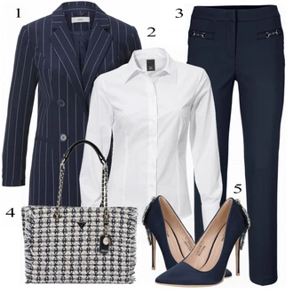 outfit mit Siva Kombinezon Heine "Tvoj eleganten outfit"