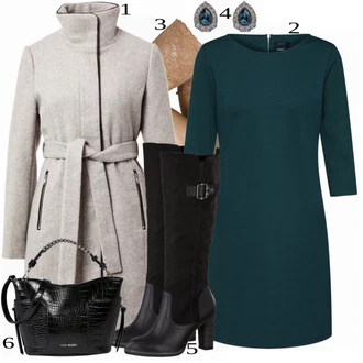 outfit mit Črna Škorenj S.Oliver "Tvoj modni izgled"